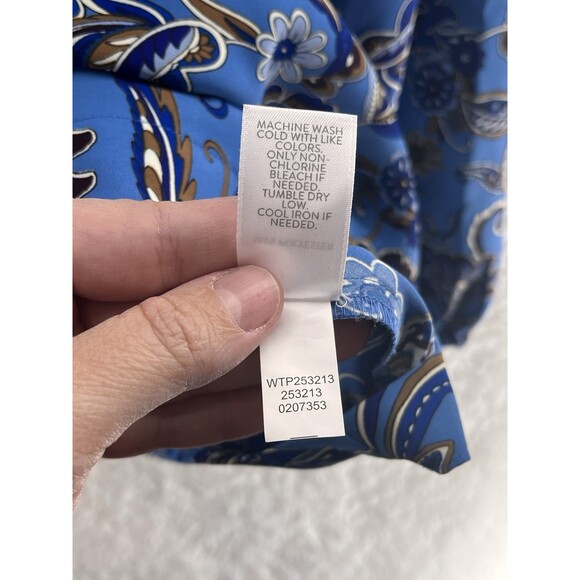 J.Jill Wearever Collection XLT Floral Tunic Polyester Floral Lightweight Blouse - Picture 6 of 10